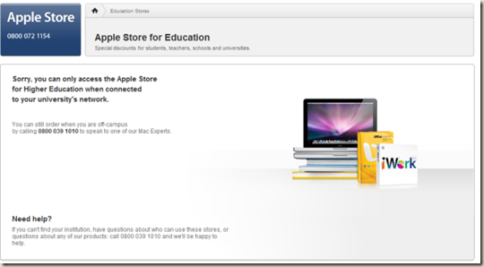 how to get apple student discount online